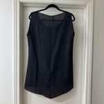 Contemporary Black Sleeveless Top with Abstract Design, Medium Photo 6