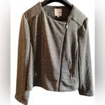 Catherine Malandrino  Runway Style Moto Jacket Blazer‎ Size XXL Grey Photo 7