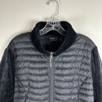 32 Degrees Heat  Womens Jacket Size 2X Black Puffer Sherpa Fleece Full Zip Winter Photo 3