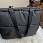 PINK - Victoria's Secret PINK Victoria’s Secret Black Puffy Tote Photo 4