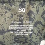 SO  Green & Black Python Snake Print Leggings Size XS Photo 5