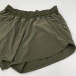 Lululemon Women Dark Green Athletic Running Shorts Size 4 Photo 2