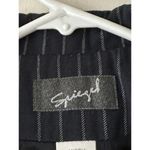Spiegel  Size 8 Blue White Striped Long Sleeve Blazer Jacket Double Breasted Photo 4