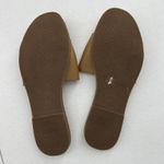 Madewell  Size 7 The Boardwalk Post Slide Sandal in Leather Beige Tan Lightweight Photo 12