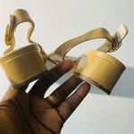 Coach  Mustard Yellow Slingback Sandals Photo 2