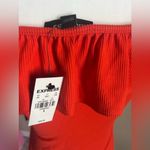 EXPRESS  Orange Bodysuit Off the shoulder Size S Photo 7