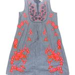 Uncle Frank  embroidered shift dress Photo 0