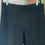 Nanette Lepore  Charcoal Leopard Print Pants. Size XL Photo 2