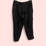 Villager Cute vintage 90’s Liz Claiborne black silk ankle length pants side zip lined Photo 3