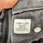 ZARA Size 4 Dark Black Denim Jean Shorts Cutoff High Rise Cotton Casual Summer Photo 1