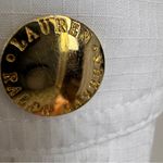 Ralph Lauren LAUREN Women’s Cargo Cotton Cropped Pants White Wide-Leg Size 12 Photo 3