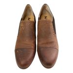 Korks Shoes Womes 11M Gertrude Slip On Round Toe Rubber Leather‎ Distressed Brown Size 11 Photo 2
