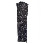 Bar III  Black and‎ Gray Patterned Maxi Dress Photo 1