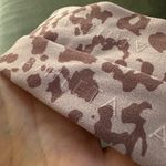 Athleta Leopard Print Knotted Headband in Mauve Pink Photo 1