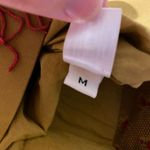 Eddy Jocelyn Puff Sleeve Fringe Dress in Honeycomb Rose Floral Medium NWT Gold Photo 7