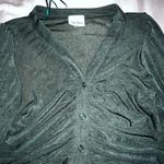 Sky to Moon Cropped Long Sleeve Green Photo 1