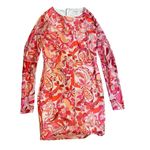 Showpo Anakin Long Sleeve Mesh Mini Dress In Love Child Sz Small Photo 4