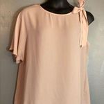 Worthington rose one sleeve high low blouse Photo 0
