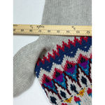 Chaps Denim Fair Isle Full Zip Mock Neck Sweater Women's Small Gray Multicolor Size undefined Photo 3