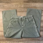 AGOLDE NWOT  Magda Carpenter Olive Jeans Size 33 Photo 0