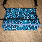 Radley London  24/7 Leopard Medium Flap Crossbody Bag Teal Black Photo 6