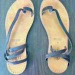 Vero Cuoio  sandals size 39 (8.5) never worn lather color brown Photo 1