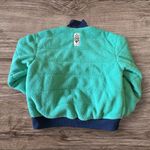 Free People NWT Fleecy Sherpa Scrunchy Pippa Jacket in Green Combo Photo 6