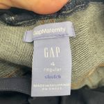 Gap  Maternity Flare Jeans Dark Wash Belly Panel women’s maternity Size 4 NWOT Photo 7