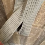 Nike  Olive Green Wide Ribbed High Rise Split Hem Leggings Medium Photo 2