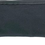 Cute Black Fix My Face Canvas Zip Top Makeup Pouch Photo 3