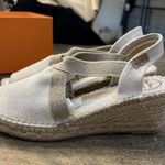 Toni Pons Women's Triton Espadrille Wedge Sandal Size 38 Size 7.5 Natural Linen Tan Photo 6