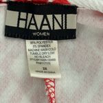 Haani Red/White Novelty Print Sleeveless Long Dress Red Size 3X Photo 6