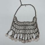 NBJ Natalie B. Jewelry Silver Tone Statement Necklace Photo 1