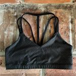 Beyond Yoga  Silver Metallic Foil Polka Dot Sports Bra, XS Photo 1