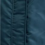 BLANK NYC  Teal Bomber Jacket with Brown Faux Fur Collar Photo 8