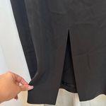 Doncaster Vintage Silk Goth Formal Midi Dress Rosette Detail Size 8 Cocktail Photo 6