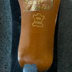 Judy and Charles Velvet Black Heels Photo 5