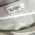 Lauren Moshi  Size Small Camo Slub Knit Smiley Face Love Graphic Shirt Photo 2