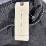 Anthropologie NWT Saturday Sunday by Long Sleeve V-Neck Distressed Black Gray Photo 9