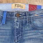 Holding Horses Paint Splatter Design Distressed Skinny Jeans, Size 26 Petite Photo 4
