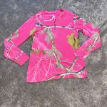 Realtree  Pink Camo Long Sleeve Performance Top SIZE M Photo 0