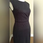 London Times NEW  Textured Black Sleeveless Side Pleated Modcloth Sheath Dress 2 Photo 2