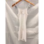 Bershka  Butteryfly Cut Out Shift Dress White XS Concert Fairy Feminine Romantic Photo 4