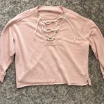 Aerie  Lace Up Sweatshirt Photo 2