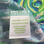 Lilly Pulitzer Marlowe Peacock T-Shirt Dress Blue Green Boatneck Size XS Photo 9