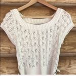 Maurice's Vintage cap sleeve open knit tunic sweater dress size small Photo 3