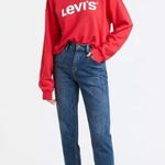 Levi's Levi’s Premium Classic Mom Jeans in Mom’s The Word - Dark Wash Photo 0