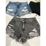 5 Distressed‎ Denim Ripped Frayed Jean Shorts Hidden Aeropostale Shein Blue Photo 2