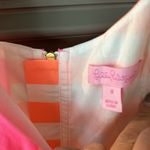 Lilly Pulitzer Lilly Pulitzer Delia Striped & Floral Lined Shift dress in Sunrise Orange, 0 Photo 3