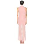 SER.O.YA Amine Knit Maxi Dress in Coral Blush XX Photo 1